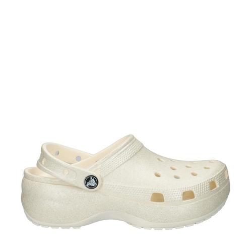 Crocs Classic Platform Glitter instapschoenen, Kleding | Dames, Schoenen, Overige typen, Wit, Nieuw, Verzenden