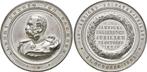 Zinnmedaille 25 jaehr Regierungsjubilaeum 1893 Sachsen: A..., Postzegels en Munten, Penningen en Medailles, Verzenden