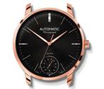 LW Collection Wandklok Horloge Design 50 cm Rosegoud -, Nieuw