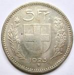 Zwitserland. 5 Francs 1923 B - William Tell  (Zonder, Postzegels en Munten, Munten | Europa | Niet-Euromunten