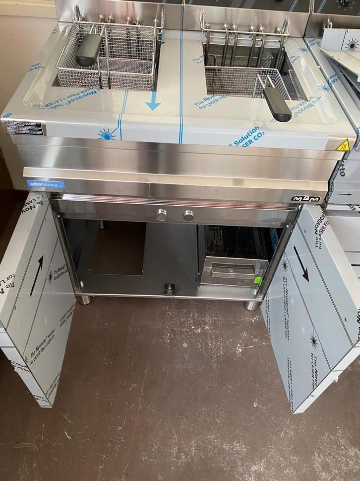 Elektrische Friteuse 2x14 Liter | SCHERP GEPRIJSD 2x9 KW, Zakelijke goederen, Horeca | Keukenapparatuur, Nieuw in verpakking, Fornuis, Frituur en Grillen