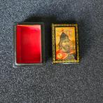 Doos - Papier-maché, Antiek en Kunst