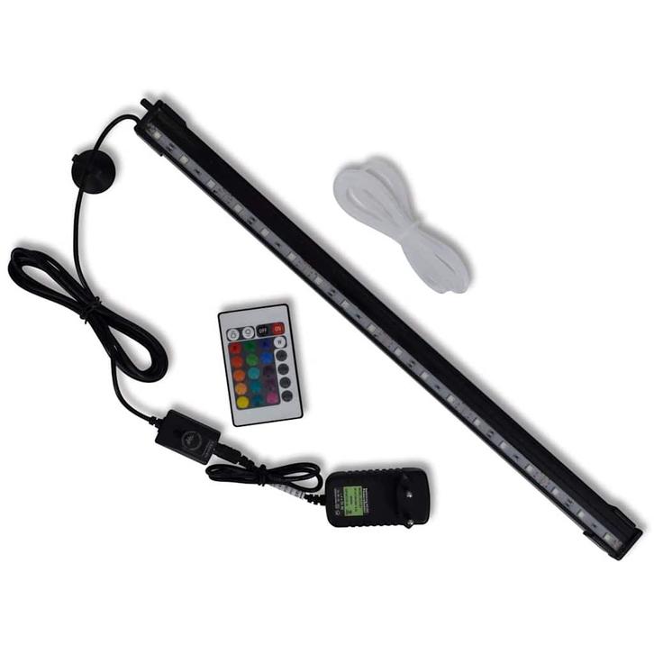 vidaXL LED-aquariumlamp met bubbels RGB 48 cm, Dieren en Toebehoren, Overige Dieren-accessoires, Nieuw, Verzenden