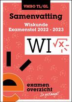 ExamenOverzicht   Samenvatting Wiskunde VMBO T 9789464380651, Zo goed als nieuw