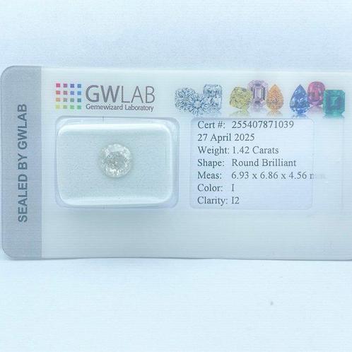 Zonder Minimumprijs - 1 pcs Diamant (Natuurlijk) - 1.42 ct -, Sieraden, Tassen en Uiterlijk, Edelstenen