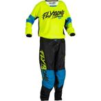 Kinder Crosspak Fly Racing Kinetic Fluo Geel / Blauw, Motoren, Kinderen, Verzenden, Fly Racing, Motorcrosskleding