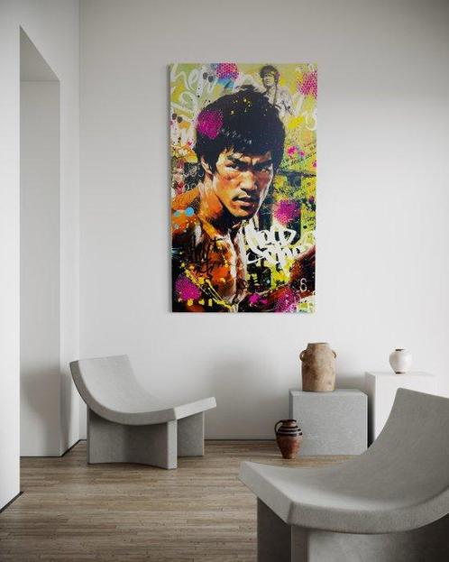 NOBLE$$ (1990) - Bruce Lee - XXL, Antiek en Kunst, Kunst | Schilderijen | Modern
