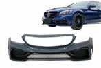 Voorbumper Mercedes W205 S205 C63 Zwart, Ophalen of Verzenden, Nieuw