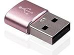 Veiling - 17x USB-C naar USB-A adapter roze, Nieuw