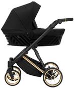 Kunert Ivento Premium Gold Deep Black 2-in-1 Kinderwagen, Kinderen en Baby's, Kinderwagens en Combinaties, Verzenden, Nieuw