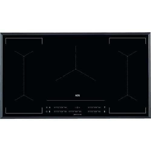 AEG IKE95454XB Zwart Ingebouwd Inductiekookplaat zones 5899, Witgoed en Apparatuur, Kookplaten, Inbouw, Nieuw, Energieklasse A of zuiniger