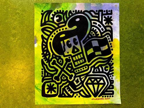 Ottograph (XX-XXI) - History month, Antiek en Kunst, Kunst | Schilderijen | Modern