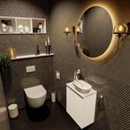 MONDIAZ FOWY toiletmeubel 40cm kleur talc. Waskom positie, Ophalen of Verzenden, Nieuw, Bad
