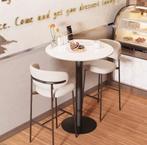 Ronde bartafel 100 cm met luxe blad van gesinterde steen, Huis en Inrichting, Tafels | Bijzettafels, Verzenden, Nieuw