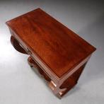 Trumeau ca 1830  in mahonie met lade op gebogen voorpoten N, Antiek en Kunst, Ophalen of Verzenden