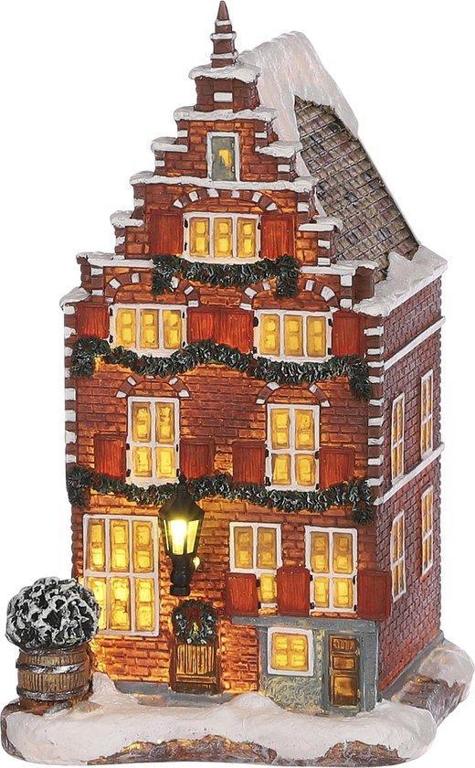 2dekans | LuVille Kerstdorp Miniatuur Grachtenpand - L11 x, Diversen, Kerst, Zo goed als nieuw, Ophalen of Verzenden