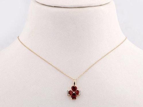 Zonder Minimumprijs - Ketting met hanger - 14 karaat Geel, Sieraden, Tassen en Uiterlijk, Antieke sieraden