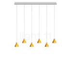 Rotaliana Luxy Hanglamp 6-lichts, wit/geel glanzend, Verzenden, Nieuw