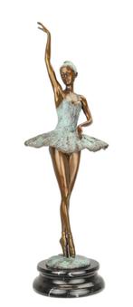BRONZEN BEELD VAN EEN BALLERINA (Beeldjes - Decoratie), Antiek en Kunst, Verzenden