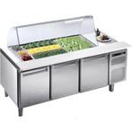 Gekoelde saladette | 3 Deurs | 182x71x87 cm Afinox, Verzenden, Nieuw in verpakking