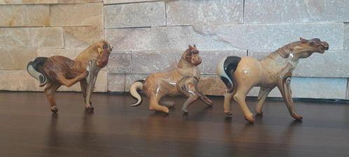 sculptuur, Les Chevaux - 7 cm - Glas, Antiek en Kunst, Curiosa en Brocante