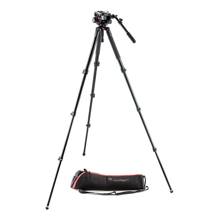 Manfrotto MVK504AQ Videostatief Kit (MVT535AQ + 504HD, Audio, Tv en Foto, Overige Audio, Tv en Foto, Gebruikt, Verzenden