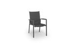 Foxx Stockable Chair Antraciet / Aluminium - Tierra Outdoor, Tuin en Terras, Tuinsets en Loungesets, Nieuw, Verzenden