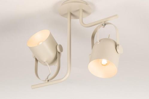 Rietveld Spots - Beige, Zand - Metaal, Huis en Inrichting, Lampen | Hanglampen, Verzenden