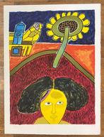 Corneille (1922-2010) - Le Tournesol (Van Gogh), Antiek en Kunst