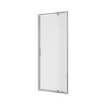 Douchedeur Allibert Laja 1 zwaaideur 87-100 x 200 cm Chroom, Ophalen of Verzenden, Nieuw, Chroom, Douche