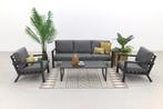 VDG Hugo stoel-bank loungeset - antraciet, Tuin en Terras, Tuinsets en Loungesets, Verzenden, Nieuw, Overige materialen, Loungeset