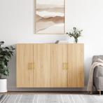 vidaXL Hangkasten 2 st 69,5x34x90 cm sonoma eikenkleurig, Verzenden, Nieuw, 50 tot 100 cm, Minder dan 100 cm