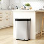 TRUUSK 60 L Vuilnisbak Met Voetpedaal - Roestvrijstalen Afva, Verzenden, Nieuw