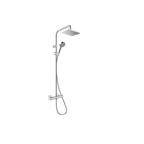 Regendouche set HansGrohe Vernis Shape Showerpipe 230 1 Jet, Doe-het-zelf en Verbouw, Sanitair, Kraan, Nieuw, Chroom, Ophalen of Verzenden