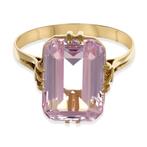 Ring - 18 karaat Geel goud - 5.00ct. tw. Quartz, Nieuw