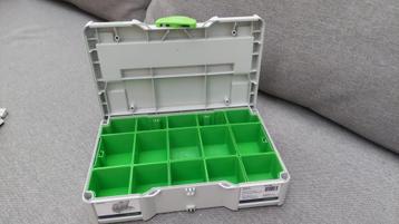 Inzetbakjes Festool mini sortainer - Groen, 15x (SYS3) beschikbaar voor biedingen