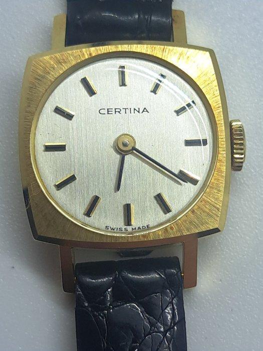 Certina - 18k Gold Cocktail Watch - NEW OLD STOCK (NOS) -, Sieraden, Tassen en Uiterlijk, Horloges | Heren