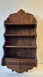 Boekenkast - Eik - Massief houten vitrine, Antiek en Kunst