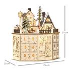 Adventskalender Adventskalenderbox Kerstdecoratie, LED-lampj, Verzenden, Nieuw