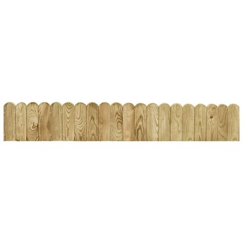 vidaXL Gazonrand 120 cm geïmpregneerd grenenhout groen, Tuin en Terras, Overige Tuin en Terras, Nieuw, Verzenden