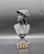 Beeld, AJAX - Zeus Buste Statue - 24 cm - Hars, Antiek en Kunst