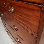 Ladenkast in mahonie met 3 lange en twee korte laden ca 1875, Ophalen of Verzenden