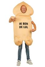 Ik ben de lul kostuum, Verzenden, Nieuw, Feestartikel