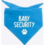 Honden bandana Baby Security blauw, Verzenden, Nieuw