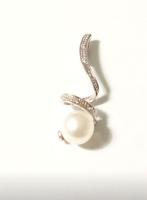 Zonder minimumprijs - Hanger - 18 karaat Witgoud Diamant, Sieraden, Tassen en Uiterlijk, Antieke sieraden