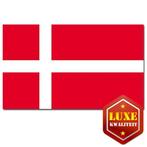 Deense vlag luxe kwaliteit - Denemarken versiering, Ophalen of Verzenden, Nieuw
