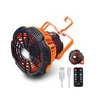 Benson Campingventilator met LED-licht en powerbank - USB..., Caravans en Kamperen, Ophalen of Verzenden, Nieuw