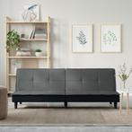 vidaXL Slaapbank stof donkergrijs, Huis en Inrichting, Banken | Bankstellen, Verzenden, Nieuw, Stof, 200 tot 250 cm
