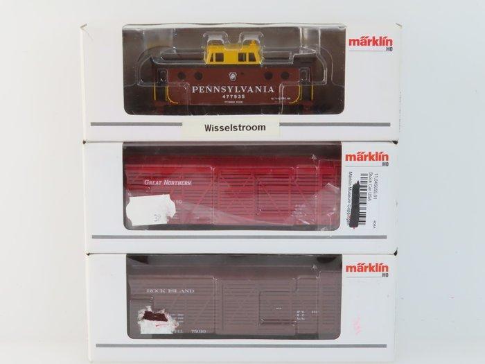 Märklin H0 - 45655-04/02/45642-10 - Modeltrein goederenwagon, Hobby en Vrije tijd, Modeltreinen | H0