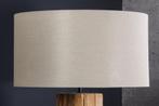 Lampenkap 40x22x40cm rond linnen beige voor tafellamp -, Huis en Inrichting, Ophalen of Verzenden, Nieuw